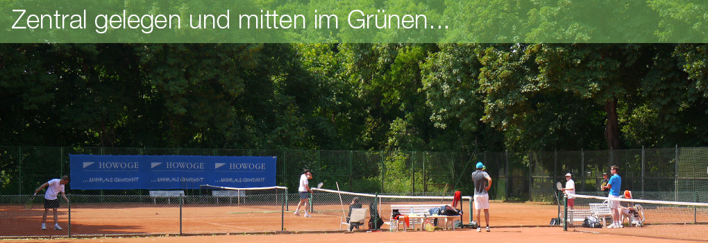 Tennis mitten im Grünen
