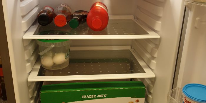 Kühlschränke im Clubhaus leeren