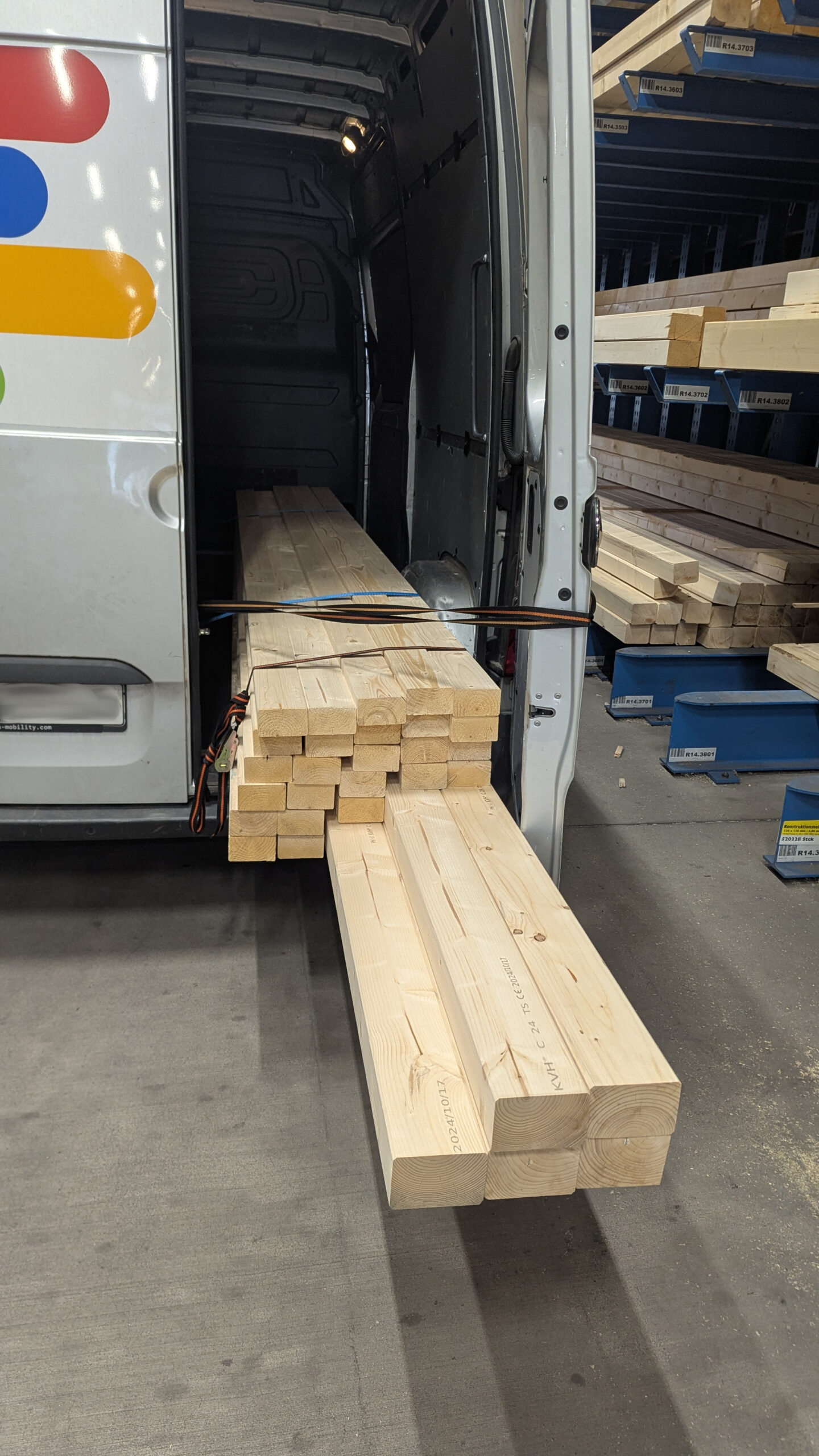 Terrassenbau 2026 – Erste Holzlieferung (#2)